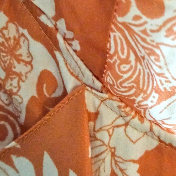 Free People Ashley Coral & White Floral Halter Dress Size 2 Spring Boho Maxi - Picture 8 of 16